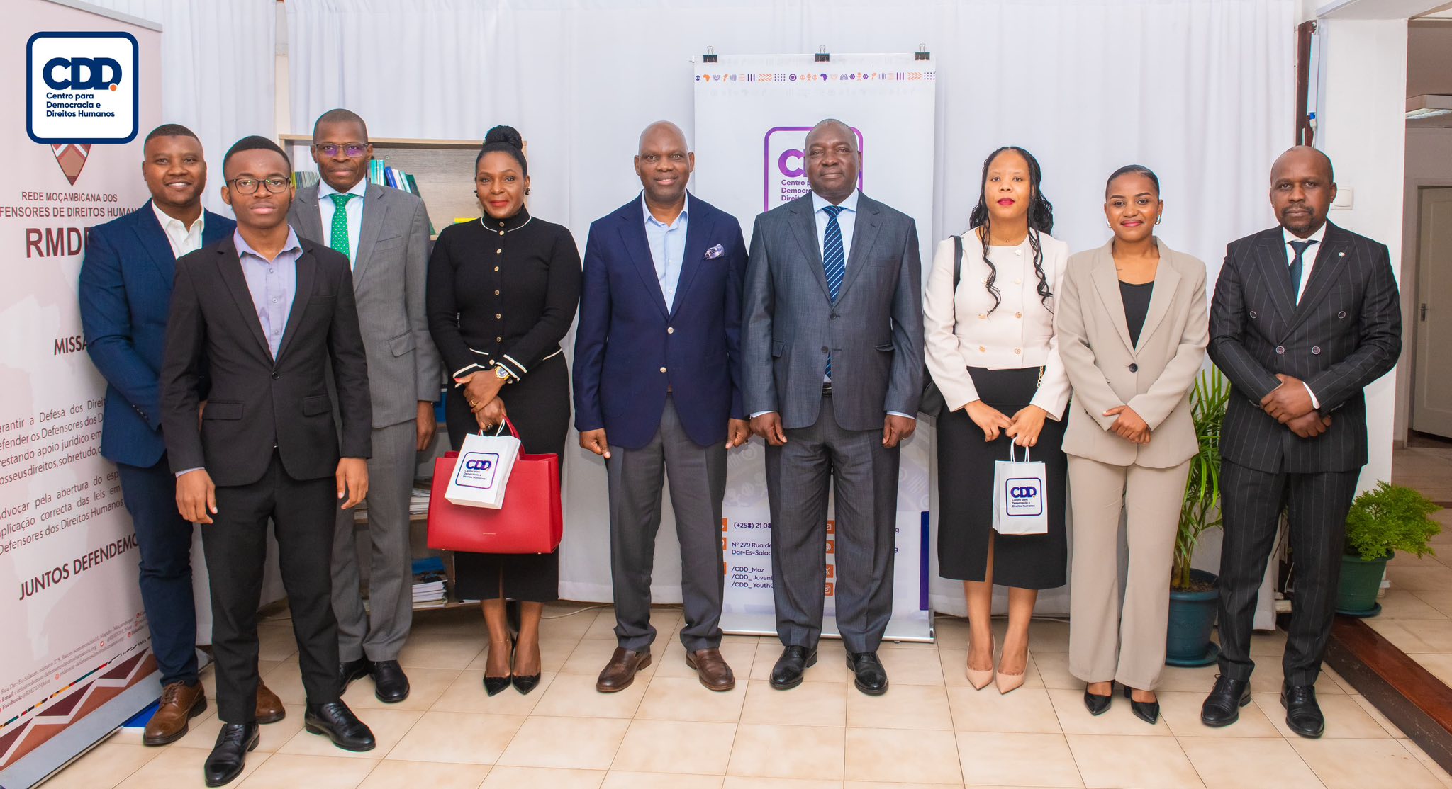 Minister of Justice pays courtesy visit to CDD Copy